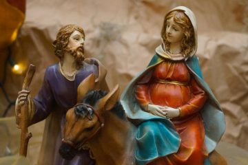 La Virgen y san José camino a Belén