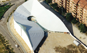 Foto aérea de la parroquia