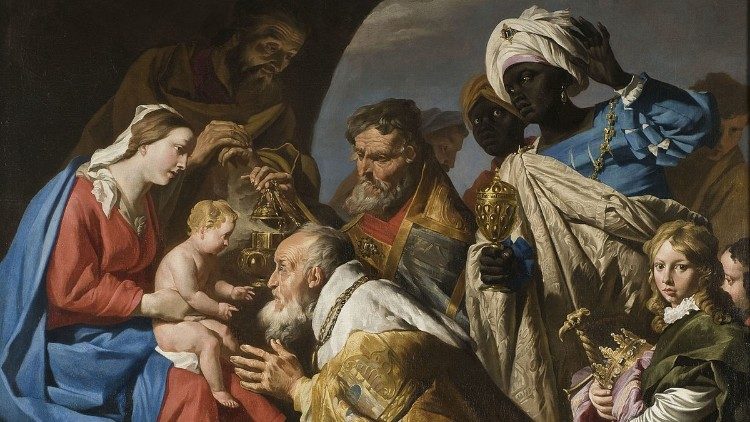 Los Magos adoran al Niño Jesús