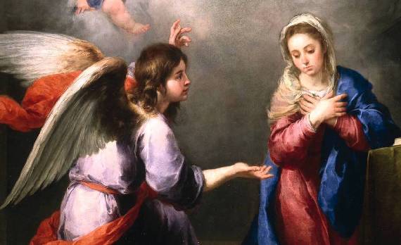 La Anunciación a la Virgen María