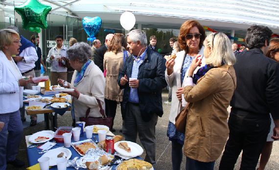 Disfrutando de la comida