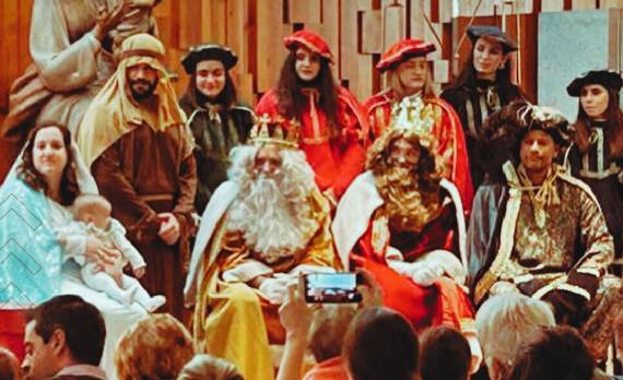 Imagen de los Reyes en la parroquia